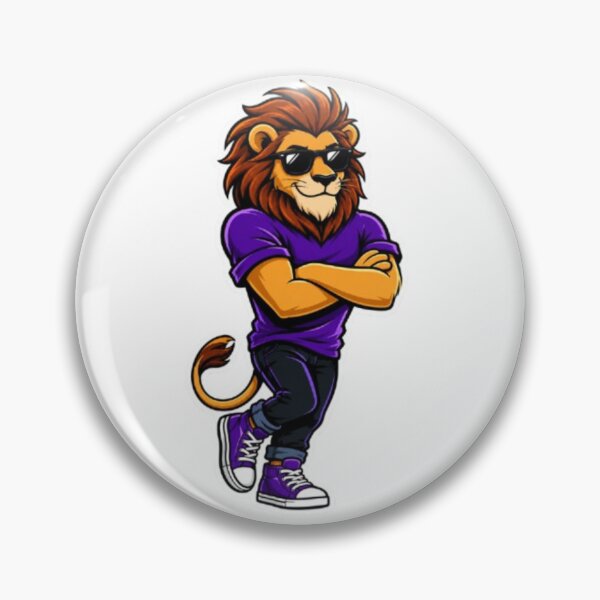 Item preview, stylish lion designed and sold by Snurly.