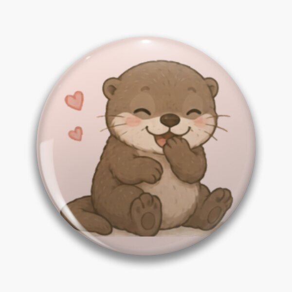 Item preview, Cute Giggling Otter designed and sold by MellowMunchkins.