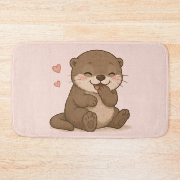 Item preview, Cute Giggling Otter designed and sold by MellowMunchkins.