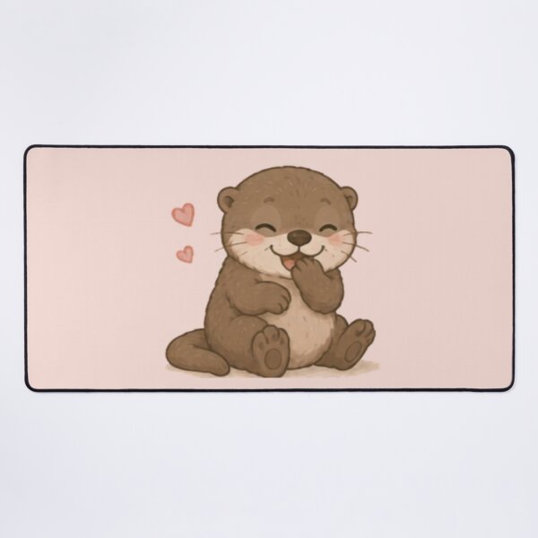 Item preview, Cute Giggling Otter designed and sold by MellowMunchkins.