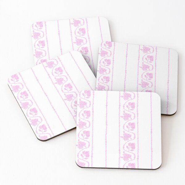 Item preview, Storybook Floral Stripe - Strawberry designed and sold by Tess Arden.