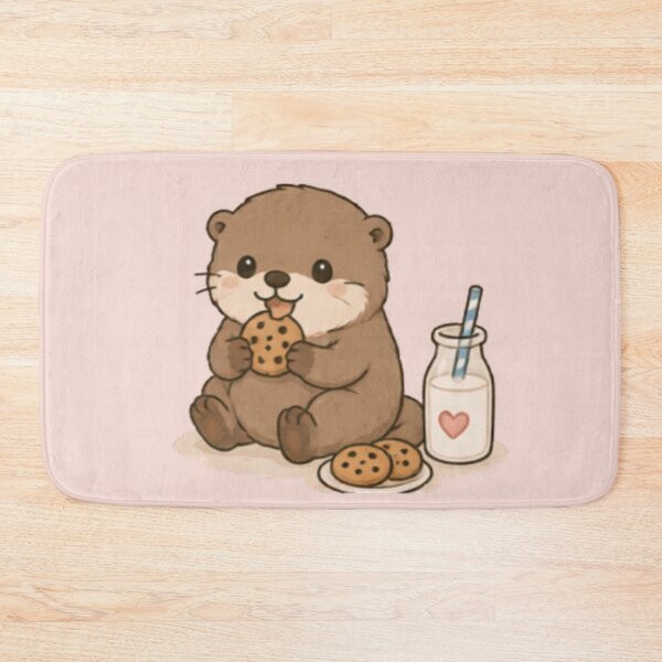 Item preview, Cute Snack Time Otter designed and sold by MellowMunchkins.