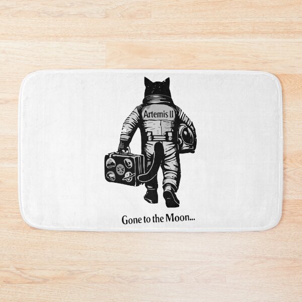 Item preview, St7cker Universe Artemis II Cat To The Moon designed and sold by St7ckerUniverse.