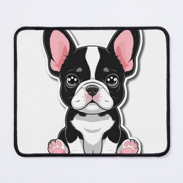 Item preview, Cute French Bulldog Puppy Sticker Kawaii Frenchie Bat Ears designed and sold by tsm2015.