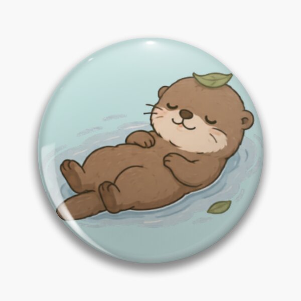 Item preview, Cute Floating Otter designed and sold by MellowMunchkins.
