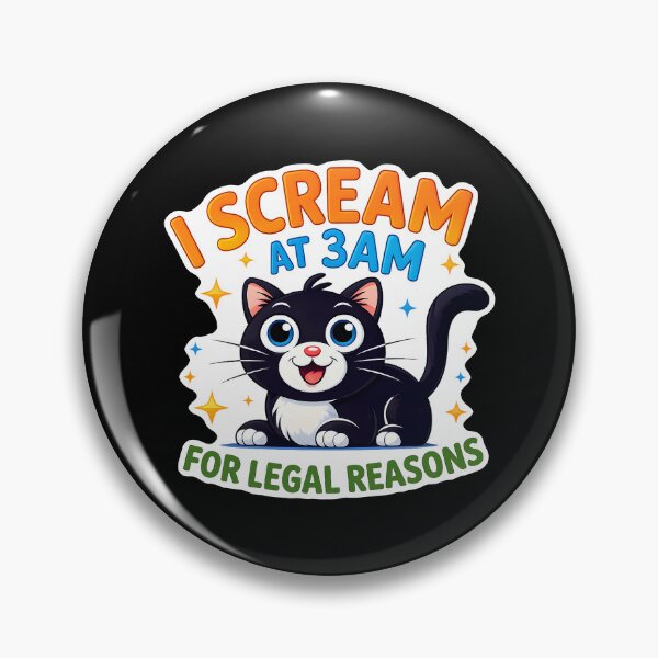 Item preview, I Scream at 3AM Cat designed and sold by ArtDzignsZA.