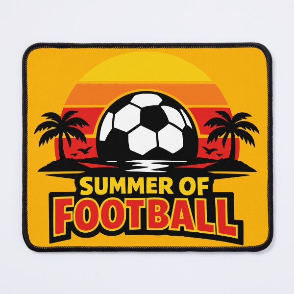 Item preview, Summer of Football Retro Sunset Design | Vintage Soccer Fan Graphic designed and sold by shirtorama-de.