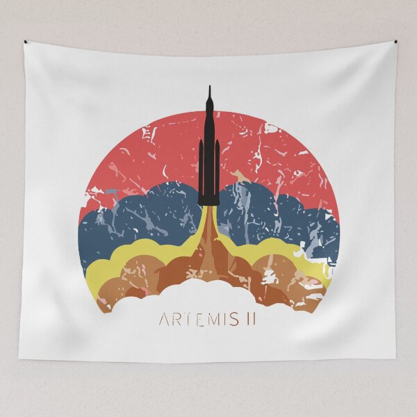 Item preview, St7cker Universe Artemis II Art designed and sold by St7ckerUniverse.