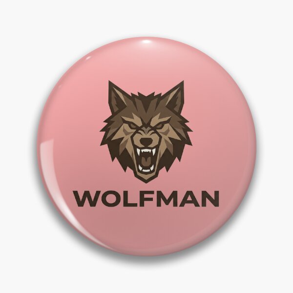 Item preview, Wolfman – Fierce Alpha Wolf Vintage Graphic T-Shirt Design  Main Tag: designed and sold by PixeoCreatives.