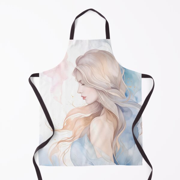 Item preview, Ethereal Watercolor Woman Portrait designed and sold by ToxicInkArt.