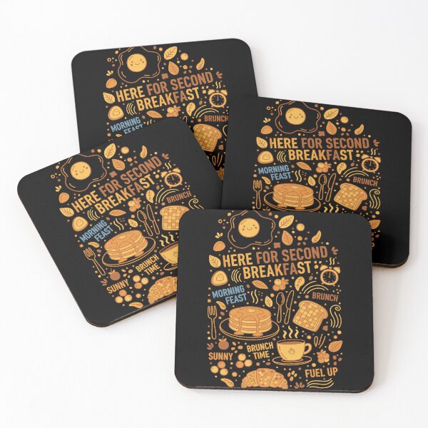 Item preview, Breakfast Here For Second Breakfast Funny Brunch designed and sold by LuminOrb.