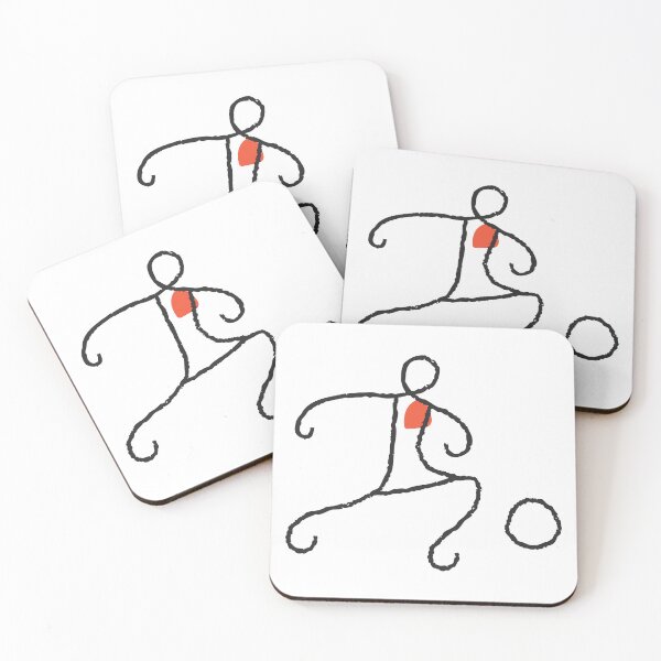 Artikelvorschau, Minimalistischer Fußballspieler-WM-Druck entworfen und verkauft von missbobbit.