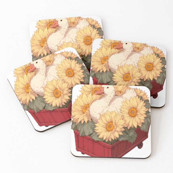 Item preview, Sunflower Wagon Goose designed and sold by pumsquare.