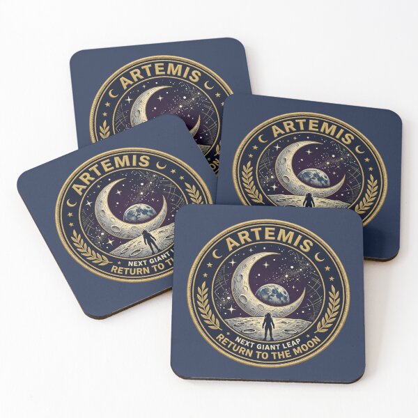Item preview, Artemis Moon Mission Patch Return to the Moon 2026 designed and sold by CalmCapy Co.