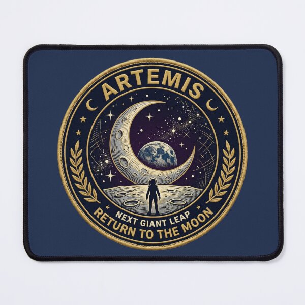Item preview, Artemis Moon Mission Patch Return to the Moon 2026 designed and sold by CalmCapy Co.