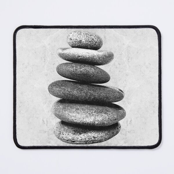 Item preview, Balanced Stone Cairn Stack Dark Zen Meditation Nature Art designed and sold by Ghoul Enterprises.
