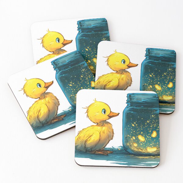 Item preview, Duckling Firefly Jar designed and sold by pumsquare.