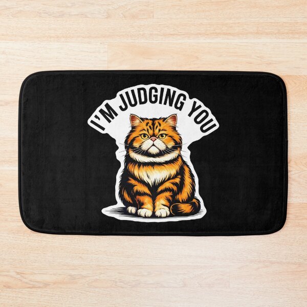 Item preview, I’m Judging You Cat designed and sold by ArtDzignsZA.
