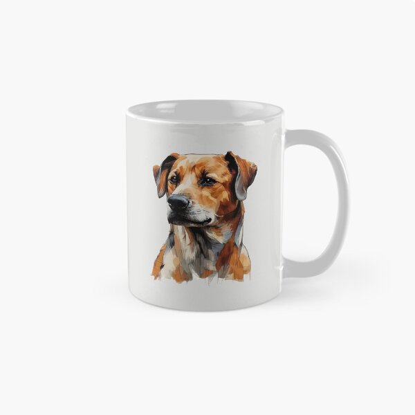 Item preview, Geometric Rhodesian Ridgeback - Modern Pet Art designed and sold by Tklezardesigns.