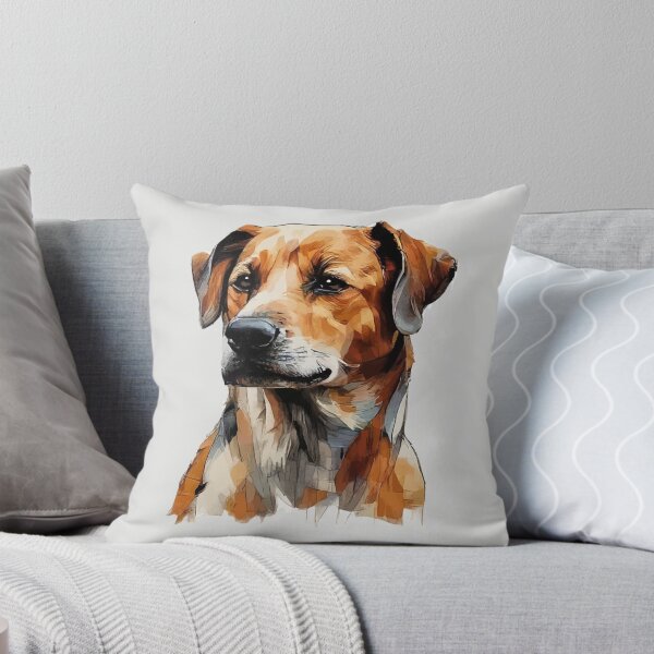 Item preview, Geometric Rhodesian Ridgeback - Modern Pet Art designed and sold by Tklezardesigns.