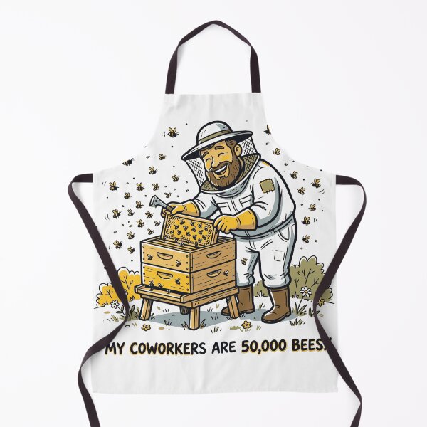 Item preview, My Coworkers Are 50000 Bees - Funny Beekeeper Illustration designed and sold by Sekla-Studio.