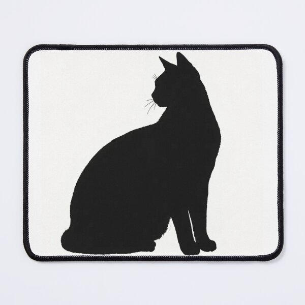 Item preview, Sleek Black Cat Silhouette Sticker Cat Gift T-Shirt designed and sold by barbastyle.