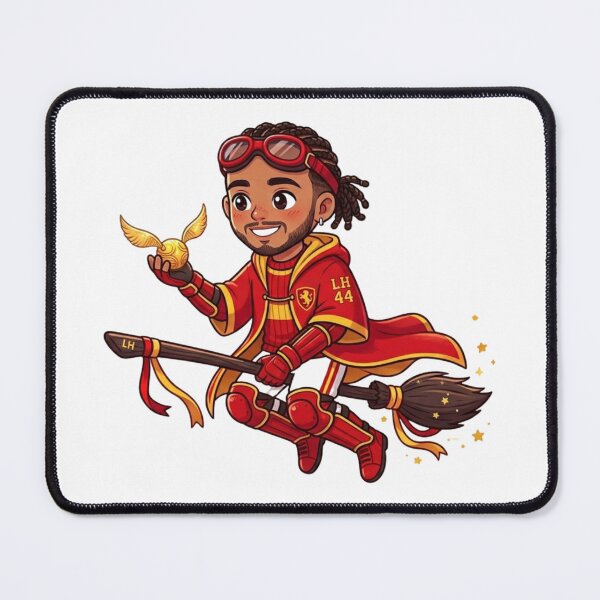 Item preview, Lewis Hamilton playing quidditch designed and sold by Zack's Digital Threads.