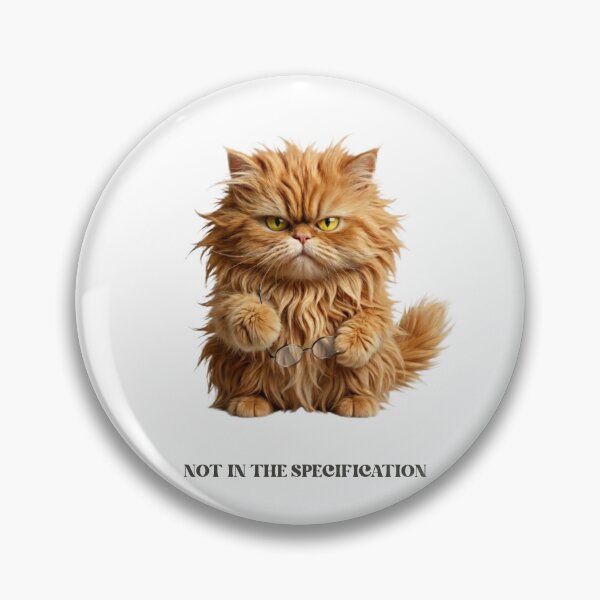 Item preview, Funny Programmer Gift Not In The Specification Cat Humor Shirt designed and sold by Dev Mode.