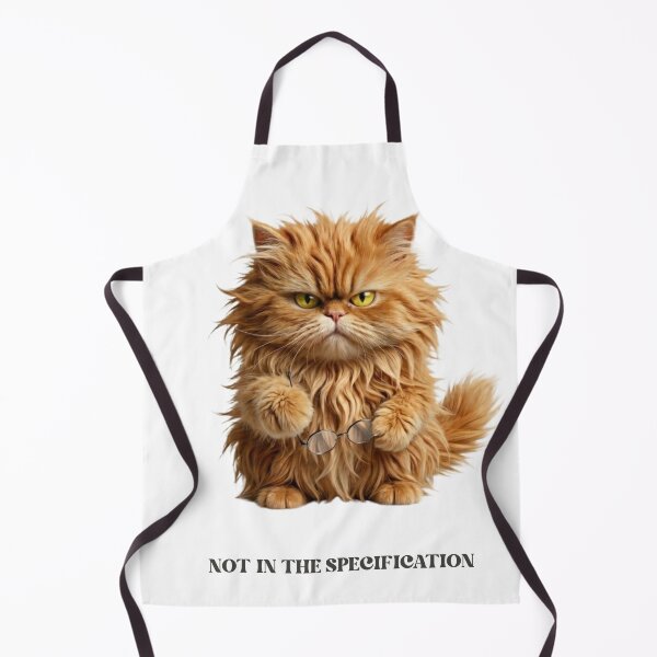 Artikelvorschau, Lustiges Programmierergeschenk – Nicht in der Spezifikation – Katzenhumor-Shirt entworfen und verkauft von Dev Mode.