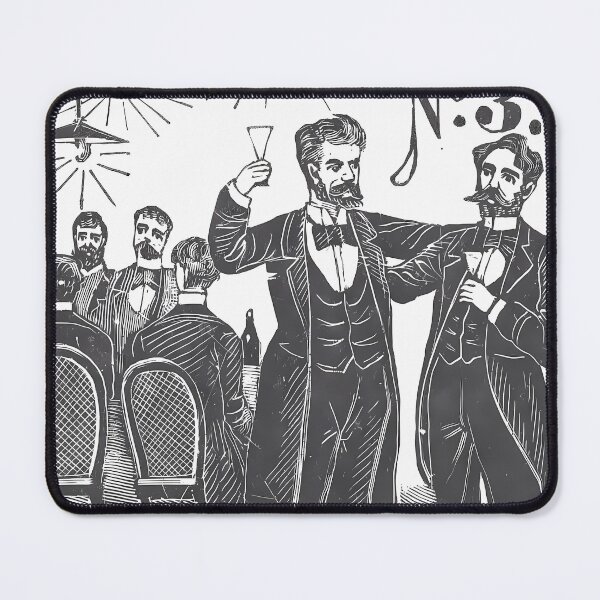 Item preview, Posada Toasting Men Vintage | Anatomy Art designed and sold by GammaRay.