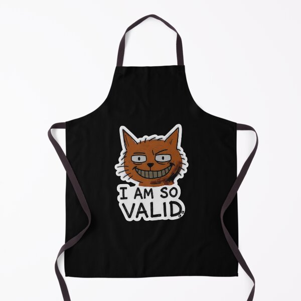 Item preview, I Am So Valid Creepy Cat MS Paint Style Funny Design designed and sold by BooDesignStudio.
