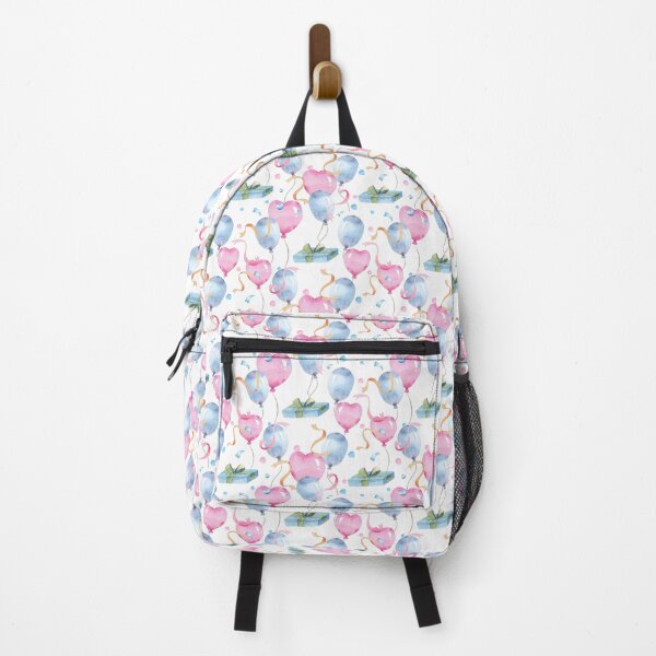 Item preview, Pastel Birthday Balloons Pattern designed and sold by White Rabbit Design .