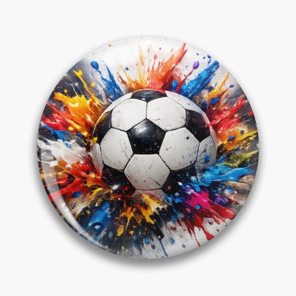 Item preview, Color Splash Soccer Ball Football Art Explosion Sports Graphic Design designed and sold by irfanshikh.