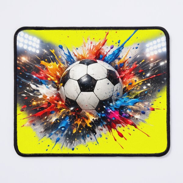 Item preview, Color Splash Soccer Ball Football Art Explosion Sports Graphic Design designed and sold by irfanshikh.