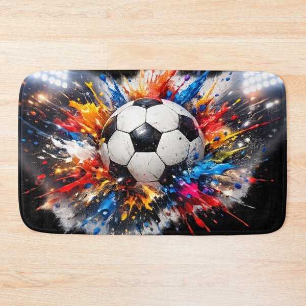 Item preview, Color Splash Soccer Ball Football Art Explosion Sports Graphic Design designed and sold by irfanshikh.