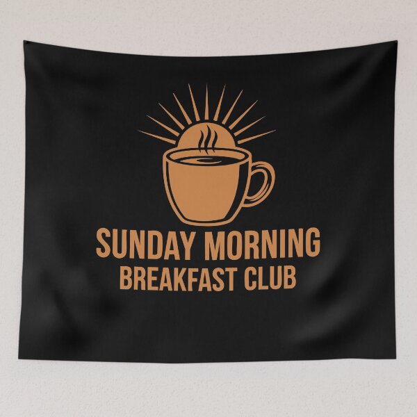 Item preview, Breakfast Coffee Sunday Morning Breakfast Club designed and sold by LuminOrb.
