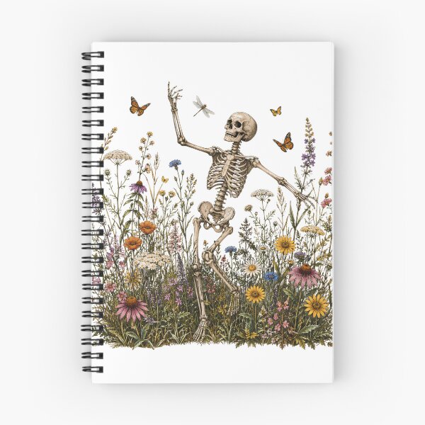 Item preview, Skeleton Dancing Arabesque Wildflower Botanical Art designed and sold by VGAfanatic.