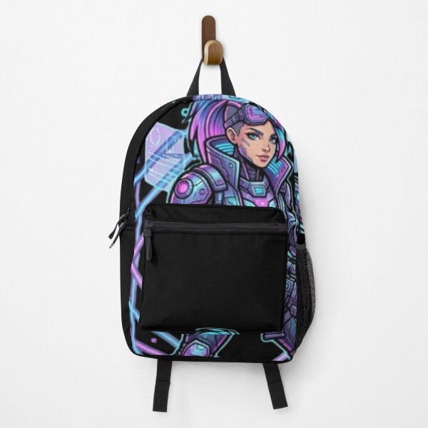 Item preview, Cyberpunk Female Soldier Anime Sci-Fi Warrior designed and sold by Dream Weave Studio.