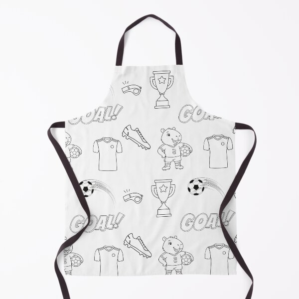 Item preview, Capybara Soccer Goal Sports Pattern designed and sold by Violet-Forge.