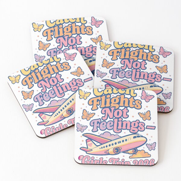 Item preview, Catch Flights Not Feelings Girls Trip 2026 Plane designed and sold by JMDesignHub.