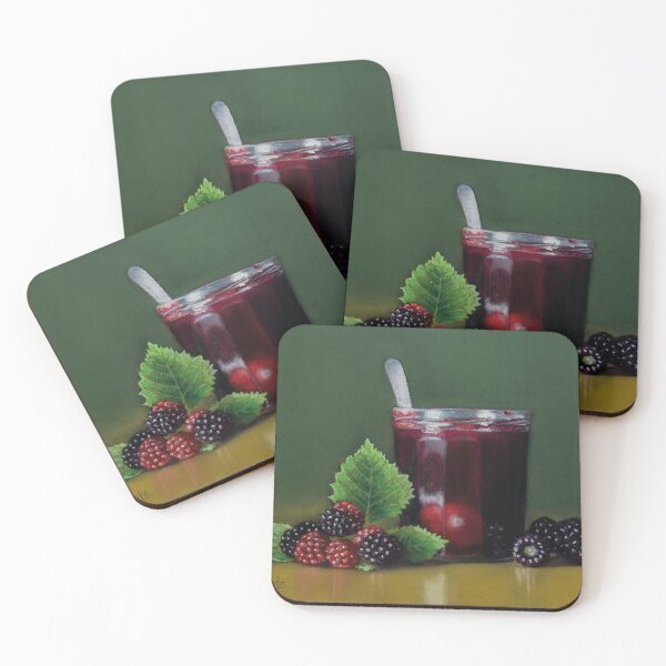 Item preview, Blackberries and jam designed and sold by DorotheaPastel.
