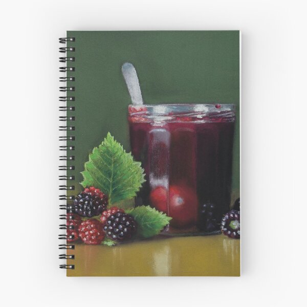 Item preview, Blackberries and jam designed and sold by DorotheaPastel.