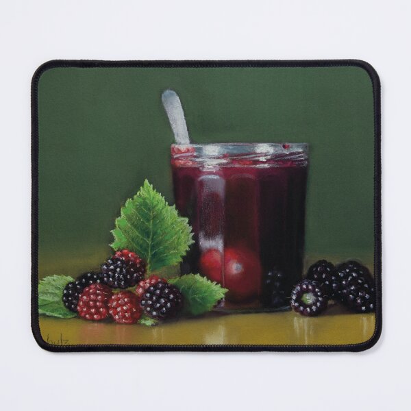 Item preview, Blackberries and jam designed and sold by DorotheaPastel.