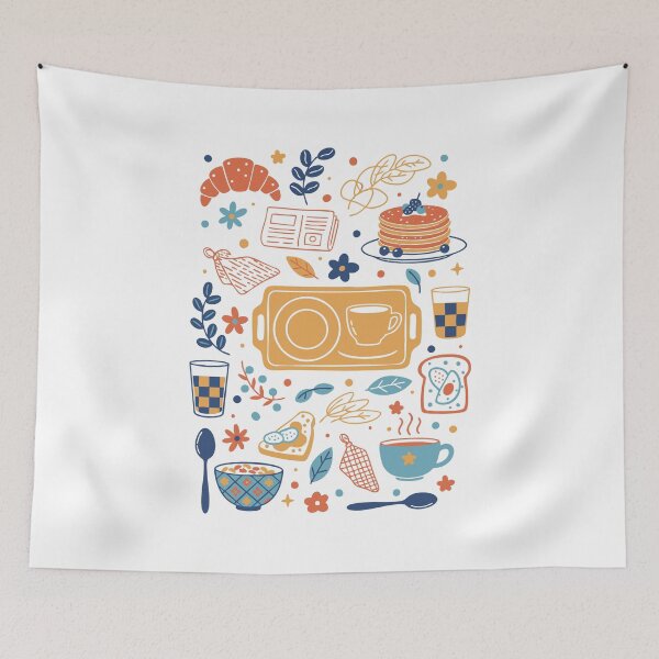 Item preview, Breakfast Funny Brunch Coffee Pancake Bacon Food designed and sold by LuminOrb.