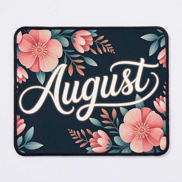Item preview, Hello August – Vibrant Summer Month of Sunshine, Beach Vibes, and Fresh Seasonal Energy designed and sold by zozo-shop.