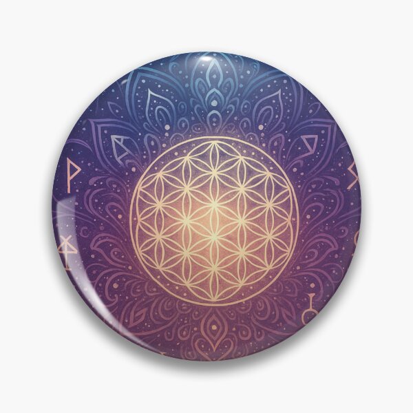 Item preview, Cosmic Sacred Geometry Flower of Life designed and sold by NoNameDrops.