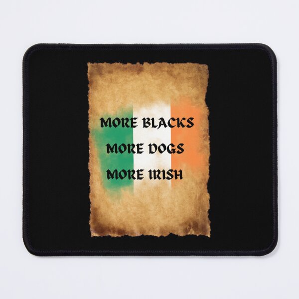 Item preview, More Blacks More Dogs More Irish Flag Vintage Poster designed and sold by heartofireland.