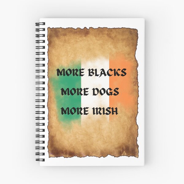 Item preview, More Blacks More Dogs More Irish Flag Vintage Poster designed and sold by heartofireland.
