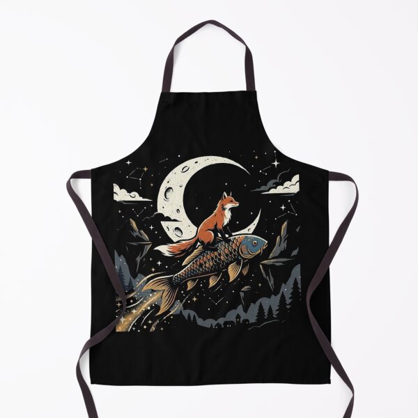 Item preview, Cosmic Fox – Surreal Night Sky Design designed and sold by Dogandesighn.