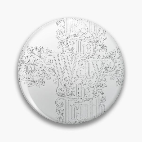 Item preview, Jesus The Way The Truth The Life Christian Cross designed and sold by JMDesignHub.